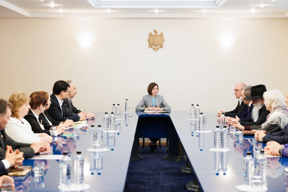 Maia Sandu a informat reprezentanții minorităților etnice despre referendumul de aderare a Moldovei la UE